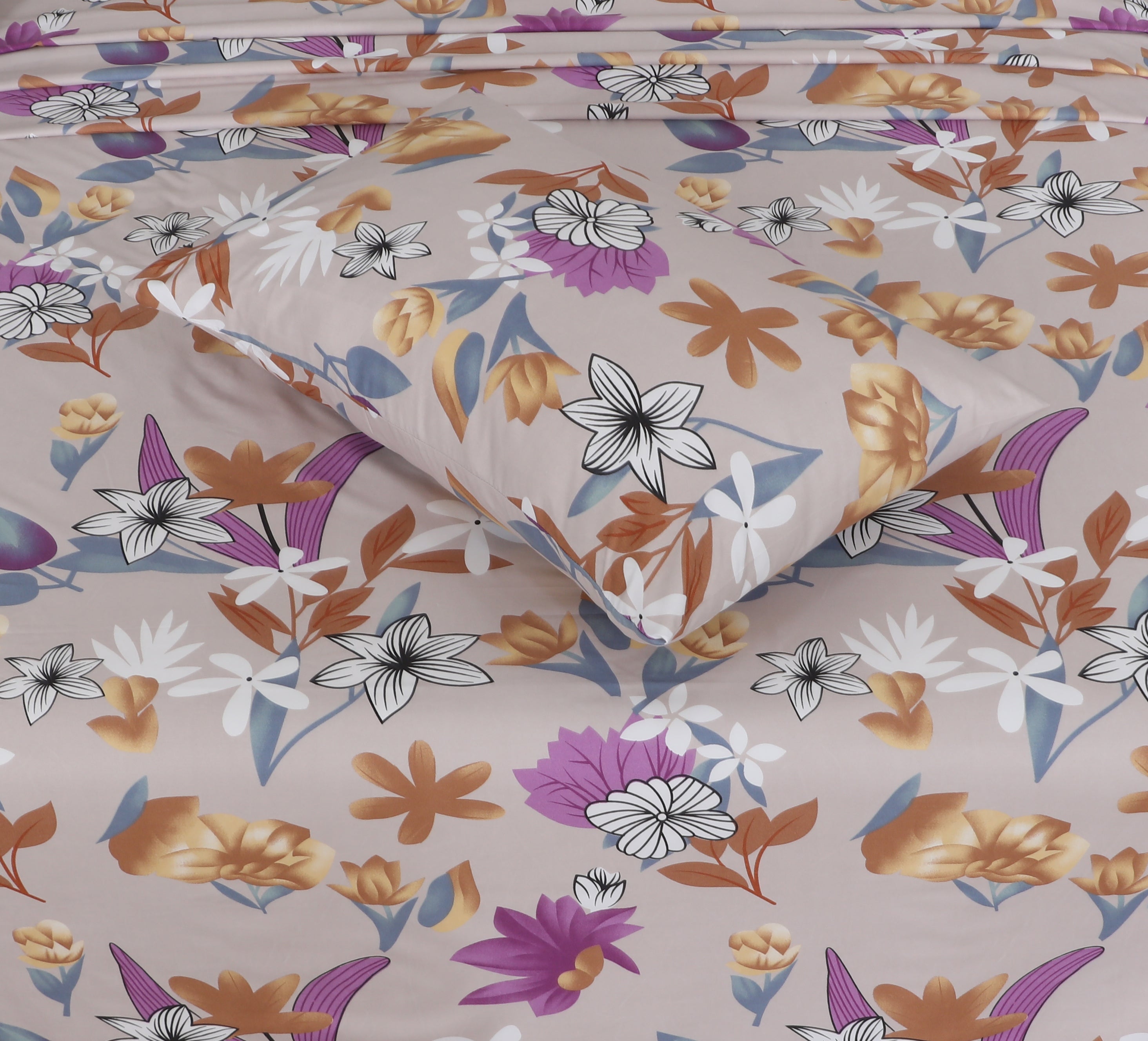 Luxury Floral Bedsheet set – BS04