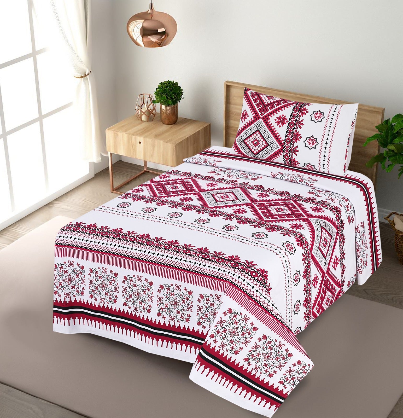 Ajrak Pattern - Cotton