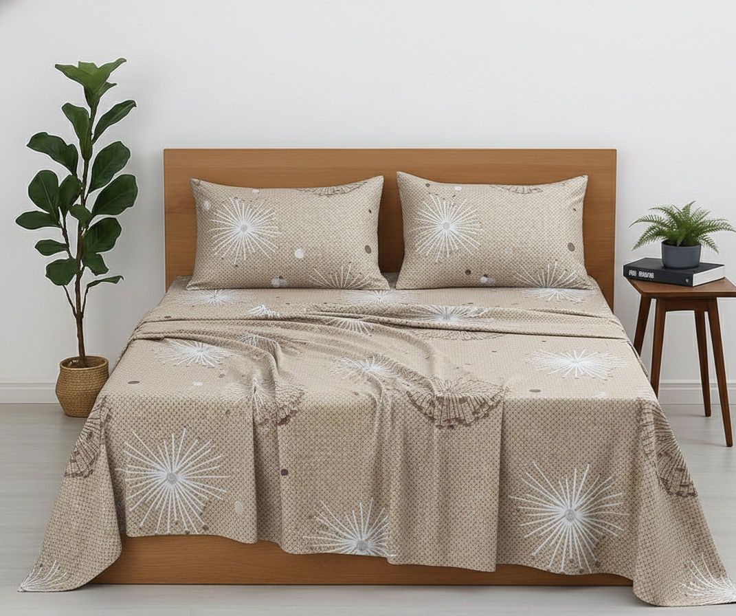 Floral Geo  - Cotton