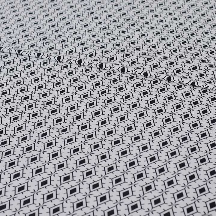 Percale Box Black 3Pcs Printed Cotton Punch