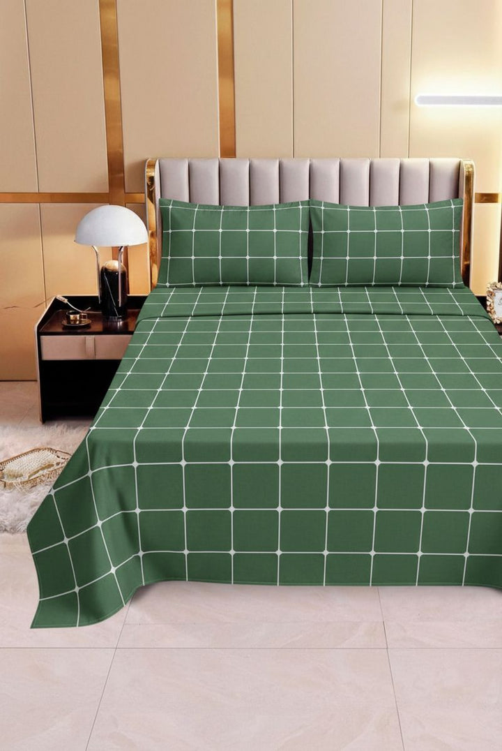 Green Grid - Cotton